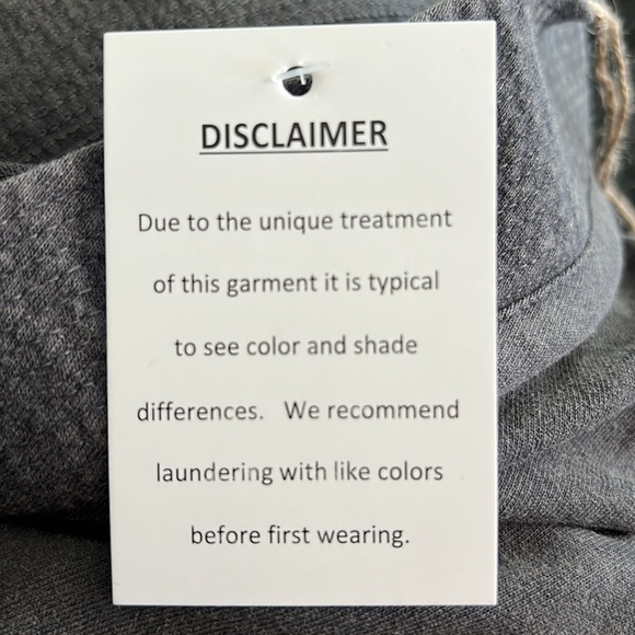 130. Women’s Charcoal Cotton Pocketed Acid Wash Dress NWT - Picture 2 of 2